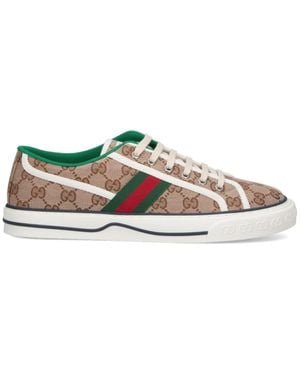 Gucci 'Tennis 1977 Gg' Sneakers - Natural