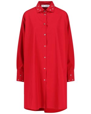 Our Legacy Frock Shirt Dress - Red