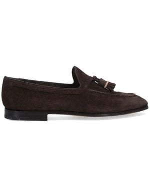 Church's 100% Calf Leather Flat Loafers - Black
