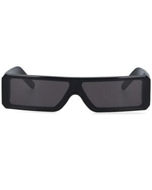 Rick Owens Rectangular Shield Sunglasses - Black