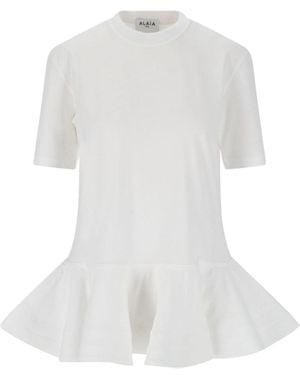 Alaïa T-Shirts And Polos - White