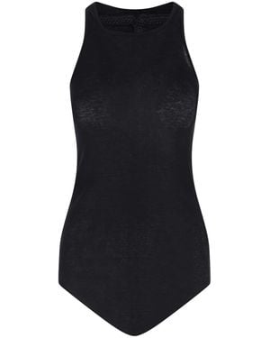 Rick Owens Cotton Tank Top - Black