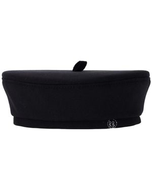 Ruslan Baginskiy Hat “Monogram Embroidered” - Black