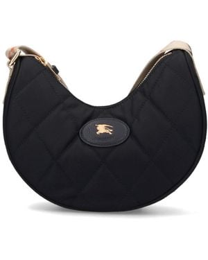 Burberry "Horseshoe" Crossbody Bag - Black