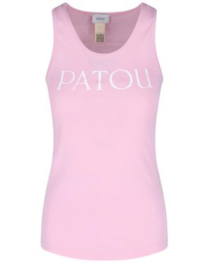 Patou Logo Tank Top - Pink