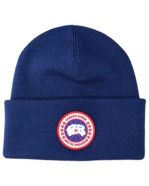 Canada Goose Berretto Logo - Blu