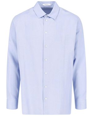 The Row Silk Shirt "Paxton" - Blue