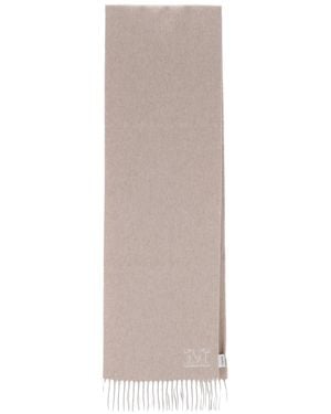 Max Mara Cashmere Scarf "Wsdalia" - White