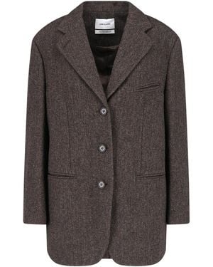 Low Classic Single-Breasted Wool Blazer - Black