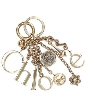 Chloé Charm Portachiavi - Bianco