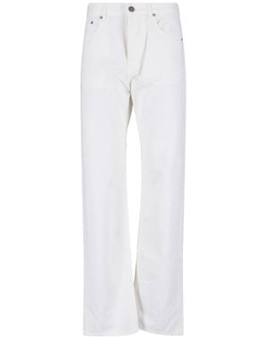 Phoebe Philo Straight Jeans - White