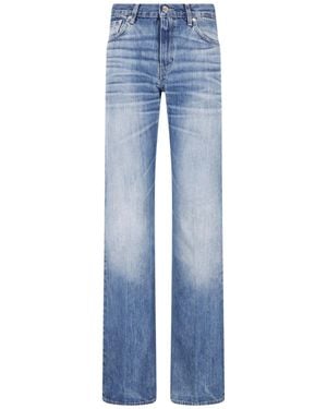 Haikure Straight Jeans "Flora" - Blue