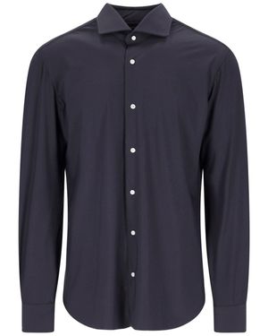 Barba Napoli Camicia Classica - Blu