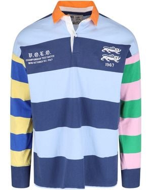 Polo Ralph Lauren Striped Rugby Jersey - Blue