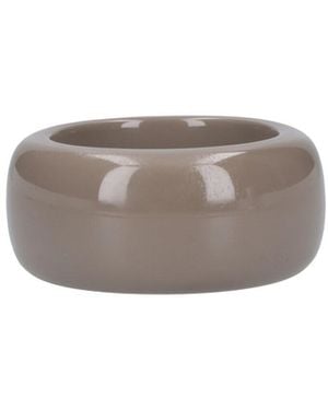 Frankie Shop Rigid Bracelet "Tfs Glossy" - Grey