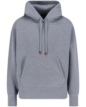 Loro Piana Hooded Sweatshirt "Banyan" - Gray