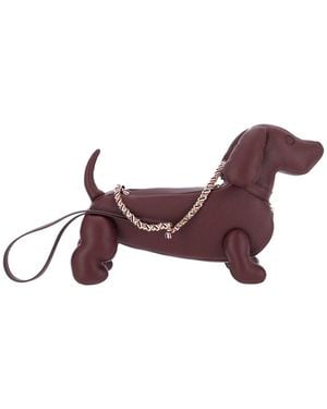 Thom Browne Shoulder Bag “Hector” - Purple