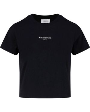 Maison Kitsuné T-Shirt Logo - Blue