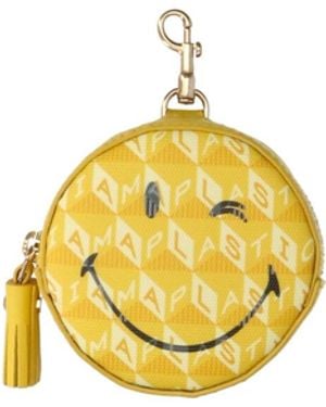 Anya Hindmarch Keychain Pouch "Wink" - Metallic
