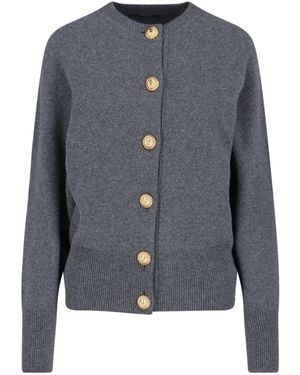 Balmain Cashmere & Virgin Wool Jumper - Blue