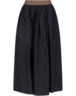 Uma Wang Midi Skirt - Blue