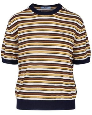 Prada Cashmere T-Shirt - Blue
