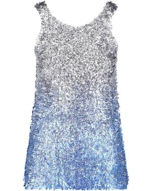 Maison Margiela Metallic Fibre Top - Blue
