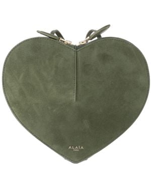 Alaïa "Le Cœur" Crossbody Bag - Green