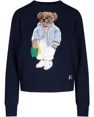 Polo Ralph Lauren Maglione "Polo Bear" - Blu