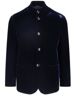 Giorgio Armani Velvet Jacket - Blue