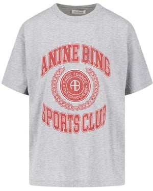 Anine Bing T-Shirt "Cade" - White