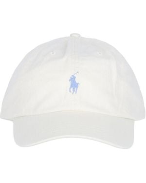 Polo Ralph Lauren Logo Baseball Cap - White