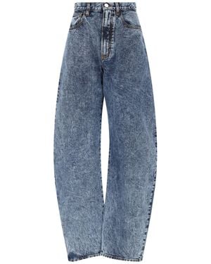 Alaïa Rounded Jeans - Blue