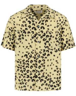 Maison Margiela Pixel Leopard Shirt - Yellow