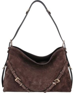 Givenchy Borsa A Spalla Media "Voyou" - Marrone