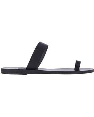 Ancient Greek Sandals Greek-Inspired 100% Leather Sandals For - White
