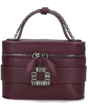Roger Vivier "Vanity Très Vivier" Mini Bag - Purple