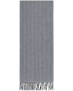 Destin Sciarpa Motivo Check - Grigio