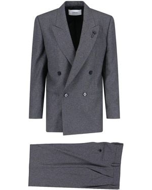 Lardini Double-breasted Suit - Grey