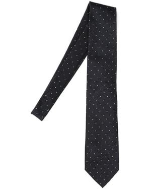 Tom Ford Ties Mulberry Silk - Black