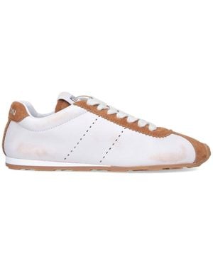 Miu Miu "Plume" Sneakers - White