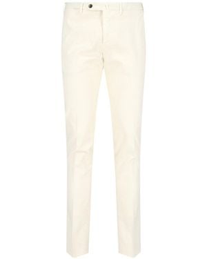 PT Torino Slim Pants - White