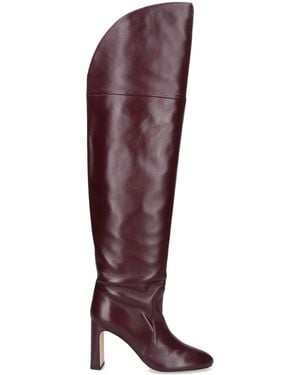 Stuart Weitzman 'Babette' Boots - Purple