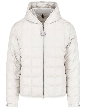 Moncler Hooded Down Jacket - White