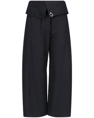 JW Anderson Pantaloni Ampi - Blu