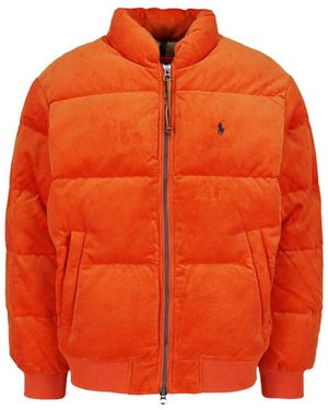 Polo Ralph Lauren Padded Down Jacket - Orange