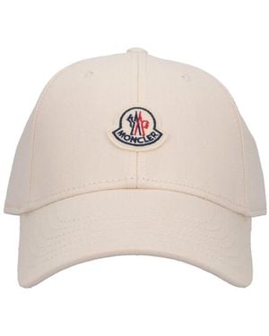Moncler Cappello Baseball Logo - Bianco