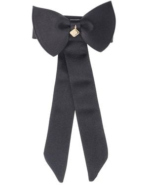 Ferragamo Fermaglio Fiocco - Nero