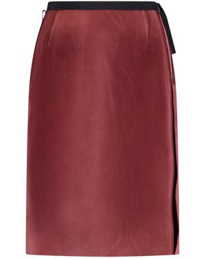 Maison Margiela Midi Skirt - Red