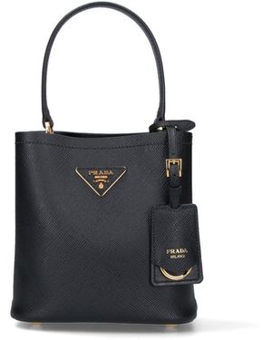 Prada "Panier" Bucket Bag - Black